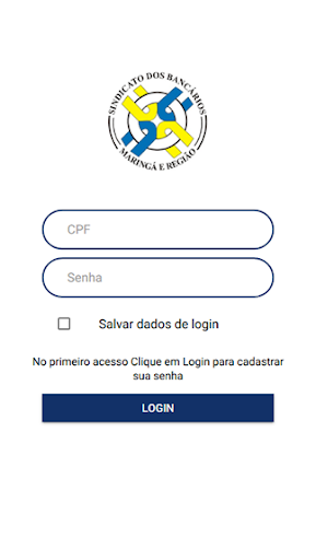 Android application Sindicato Bancários de Maringá screenshort