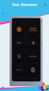 Captura de Pantalla 1 Remote Control for LG SoundBar android
