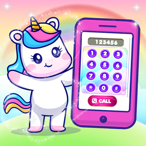 Baby Unicorn Phone For Kids Logo