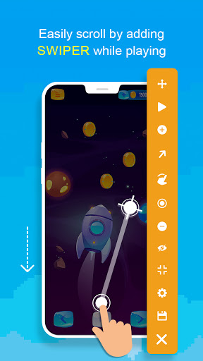 Android application Auto Tap & Swipe on Screen screenshort