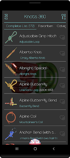 Android application Knots 360 Lite ( 3D ) screenshort