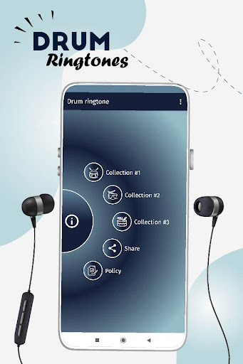 Android application Drum ringtones, screenshort