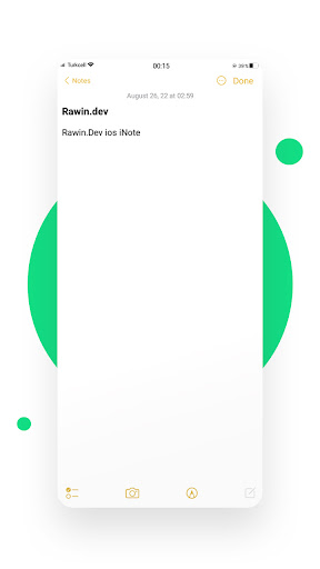 iNote - note ios 15 Screen 3