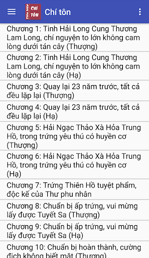 Android application Truyen tien hiep Chi ton screenshort