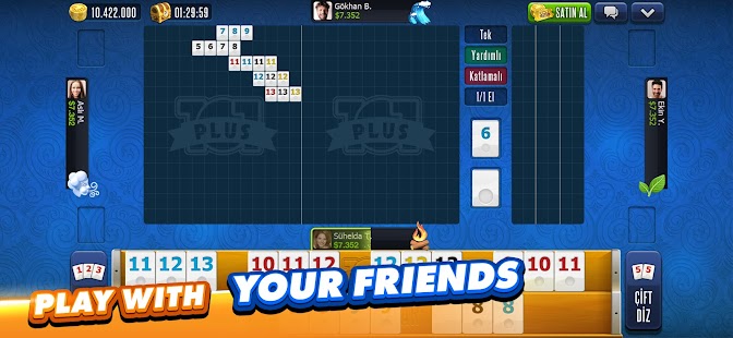 101 Okey Plus Rummy Board Game Screenshot