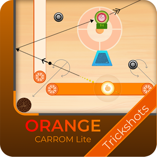 Trickshot: Orange Carrom Lite logo