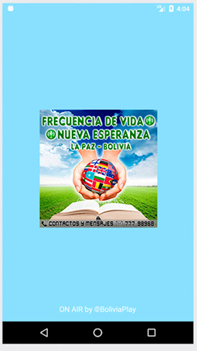 Android application Frecuencia de vida screenshort