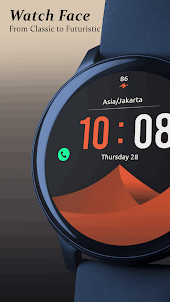 Red Desert Simple Watch Face