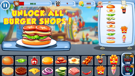 Burger Shop: My Cooking Games