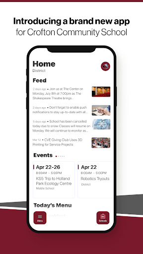 Android application Crofton Community Schools screenshort