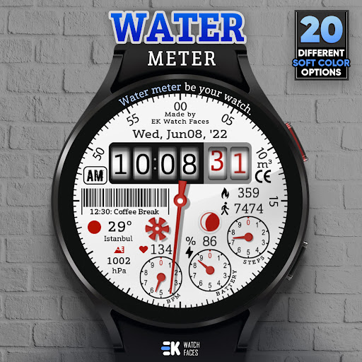 Water Meter - Watch Face screenshot 1