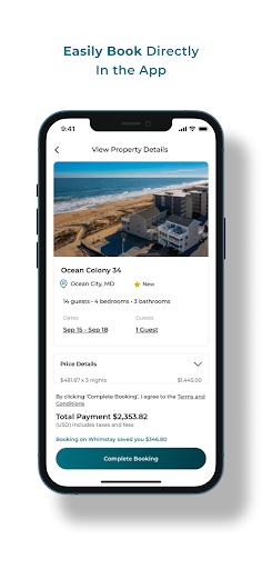 Screenshot of Whimstay – Last-Minute Stays