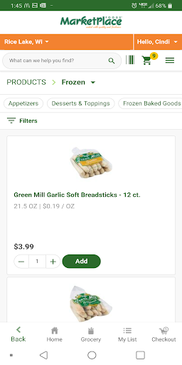 MarketPlace Foods WI Screen 3