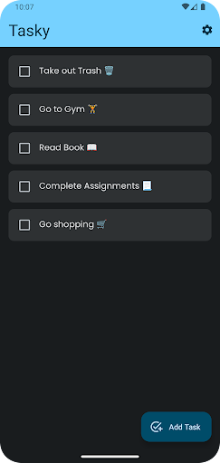 Tasky: To-do list & Reminders Screen 2