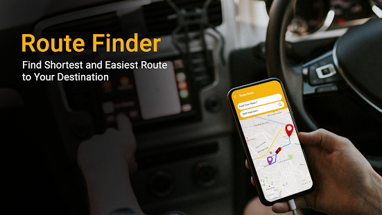 GPS Route Finder : Maps Navigation & Directions Screenshot