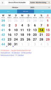 Deutschland Kalender Unknown
