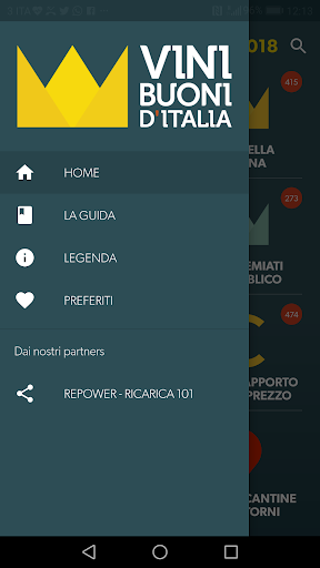 Vinibuoni dItalia - the guide Screen 3