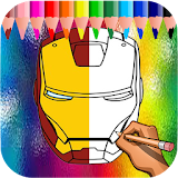 How to Draw Iron Man Easy step icon