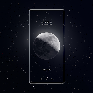 SPINNING MOON theme for KLWP Unknown