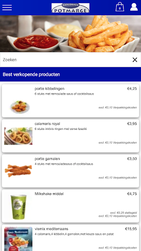 Android application Eatcorner potmarge screenshort