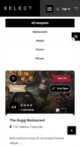 The Select Club Screen 2