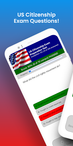 Android application US Citizenship Exam screenshort