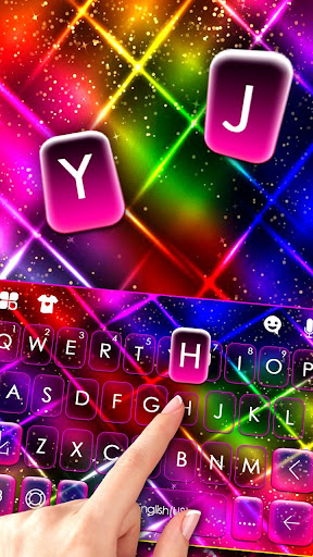 Color Neon Flash Keyboard Them Screen 2