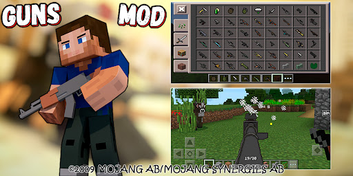 Android application Mod Weapons [MCPE Addon] screenshort