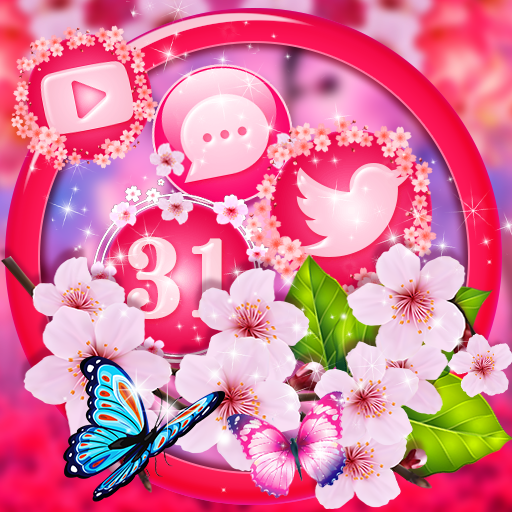 Sakura Launcher Theme logo