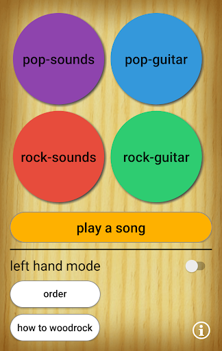 Android application Woodrocker screenshort