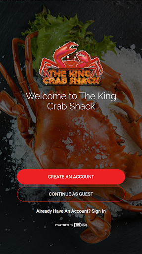 Android application The King Crab Shack screenshort