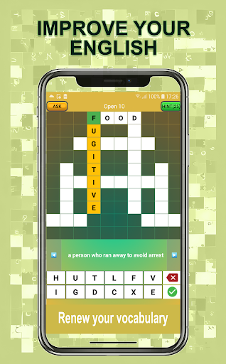 English US Crossword puzzle Screen 3