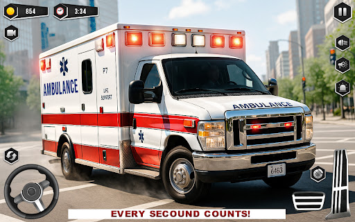 Emergency Ambulance Driving