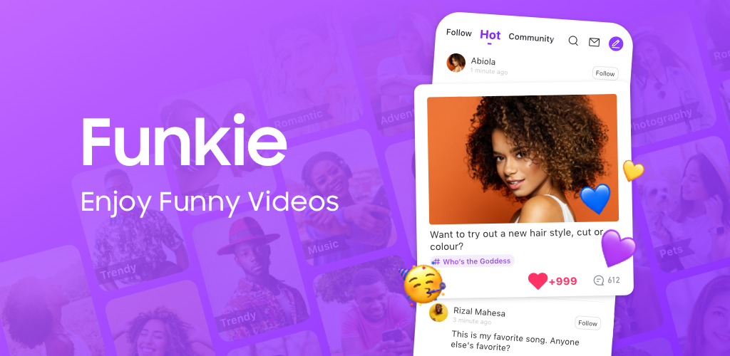 Funkie - Funny videos & Memes - Latest version for Android - Download APK