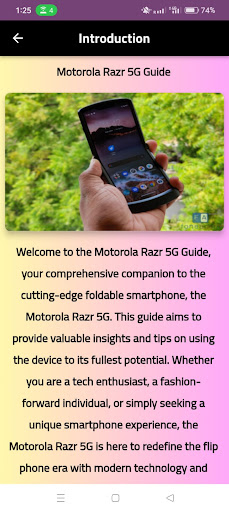 motorola razr 5g guide Screen 3