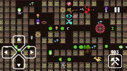 Android application Dig dungeon tower defense screenshort