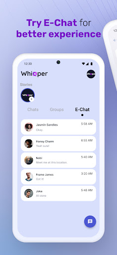 Whixper Chat Screen 3