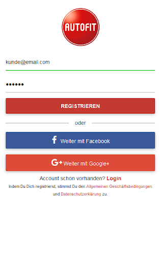 Android application AUTOFIT_STAGE screenshort