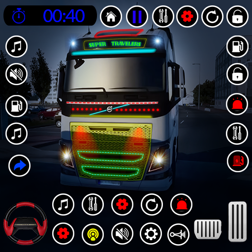 Euro Truck Games Simulator 3D logo
