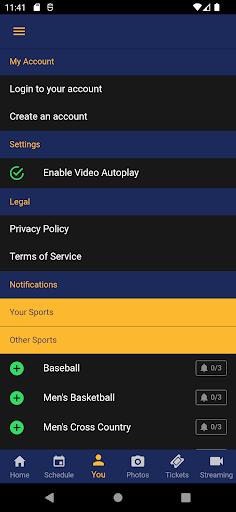 Blugold Sports Screen 2