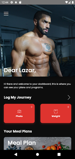 Android application Train with Lazar screenshort
