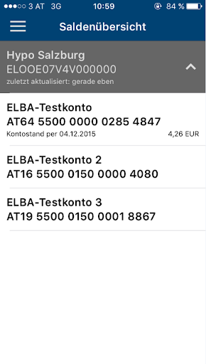 HYPO Business Banking Screen 2