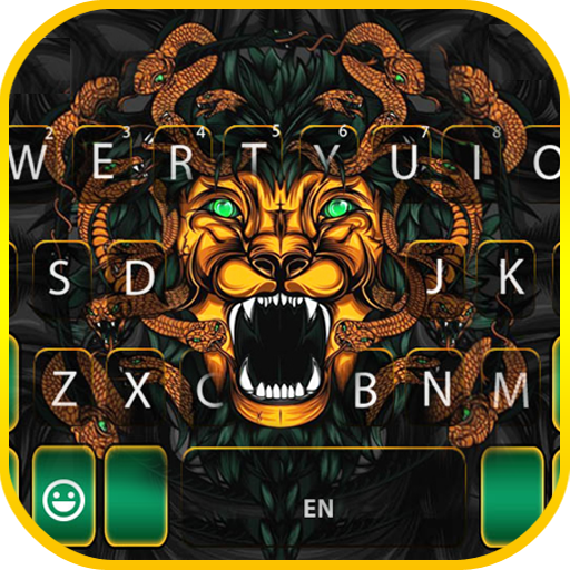 Horror Snake Lion Keyboard The logo