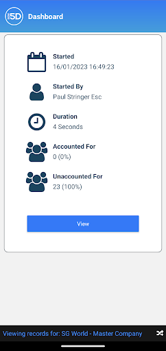 SGW 5D Evacuation Screen 2