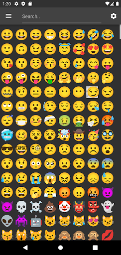 Android application Feeling Finder screenshort