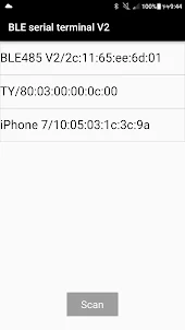 BLE serial terminal V2