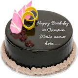 Write Name On cake Birthday icon