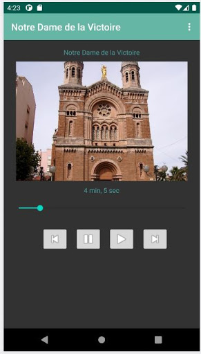 Android application Audioguides du Var screenshort