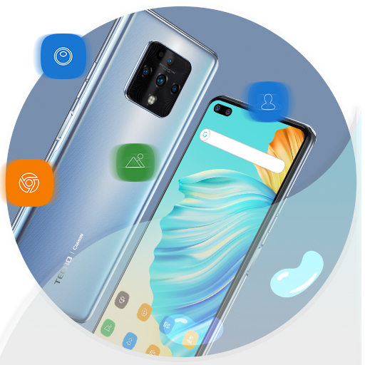 Theme/ wallpaper for Tecno Cam logo