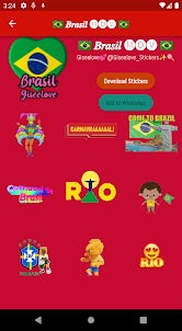 Brasil Stickers
